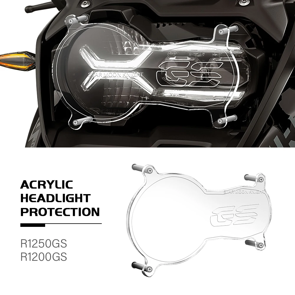 Motorrad Acryl Scheinwerfer Schutz Licht Abdeckung Schutz Für BMW R1200GS R1250GS R 1250 GS LC Abenteuer 2013