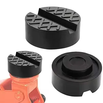 Auto Lift Jack Unterstützung Ständer Gummi Pads Rad Dolly Schlitz Boden Rahmen Schiene Adapter Reparatur