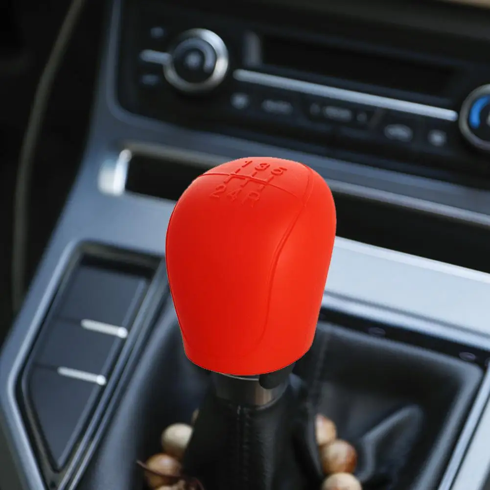 Auto Silikon Schaltknauf Abdeckung Handbremse Nicht Slip Grip Griff – Bild 3