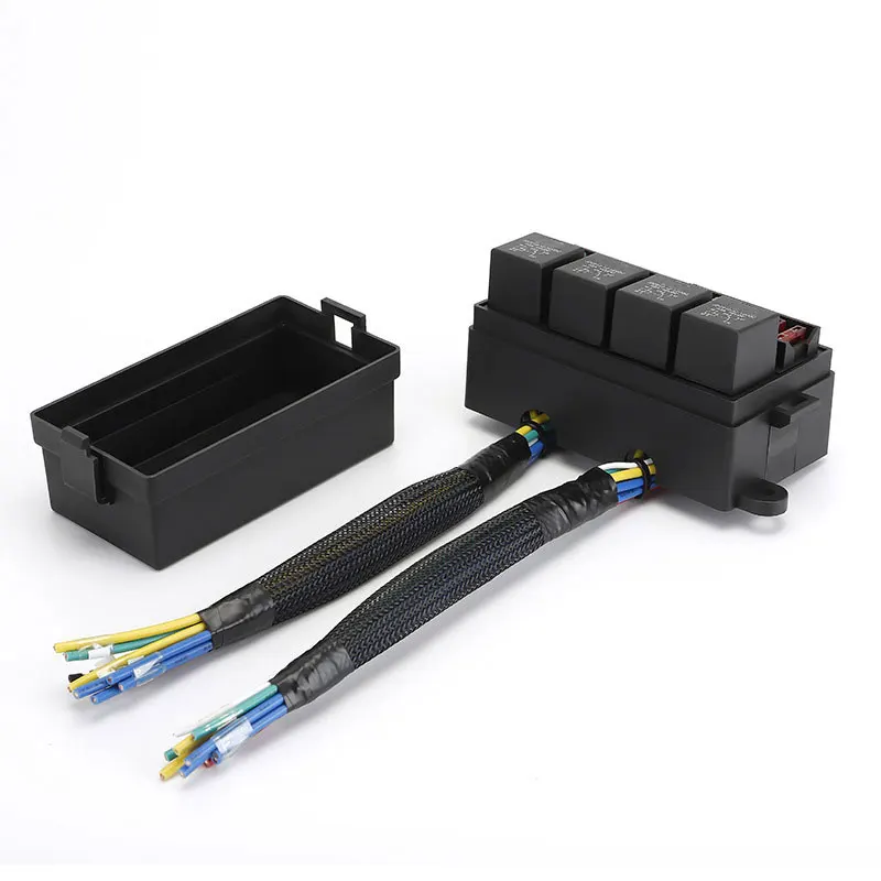 12V Vorverdrahteter Sicherungsrelaiskasten mit 4 Relais 12-Wege – Bild 5