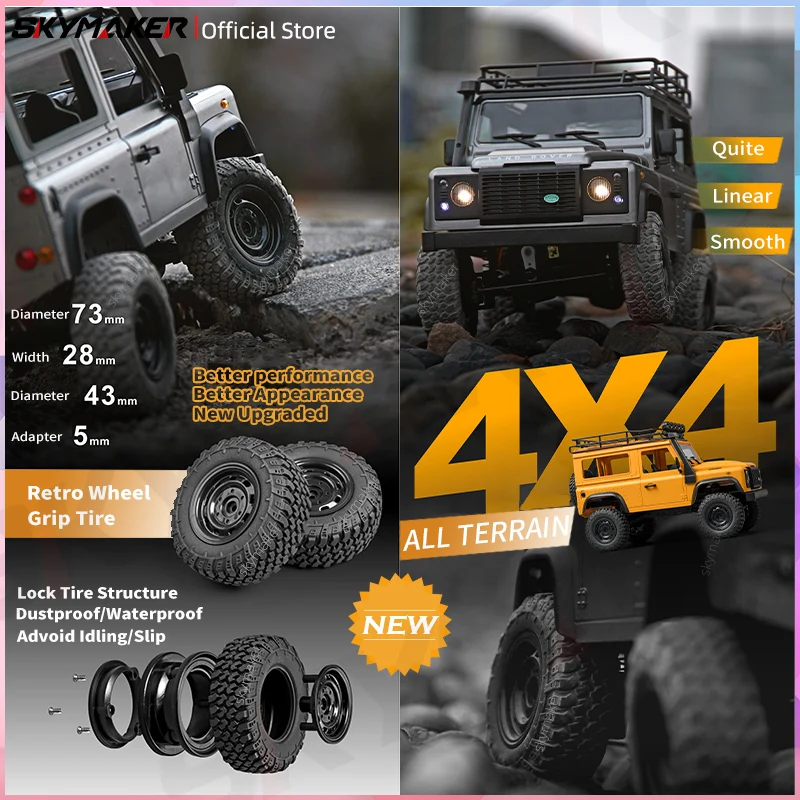 MN99s MN98 1:12 MN Modell RTR Version RC Auto 2,4G 4WD RC Rock Crawler – Bild 4