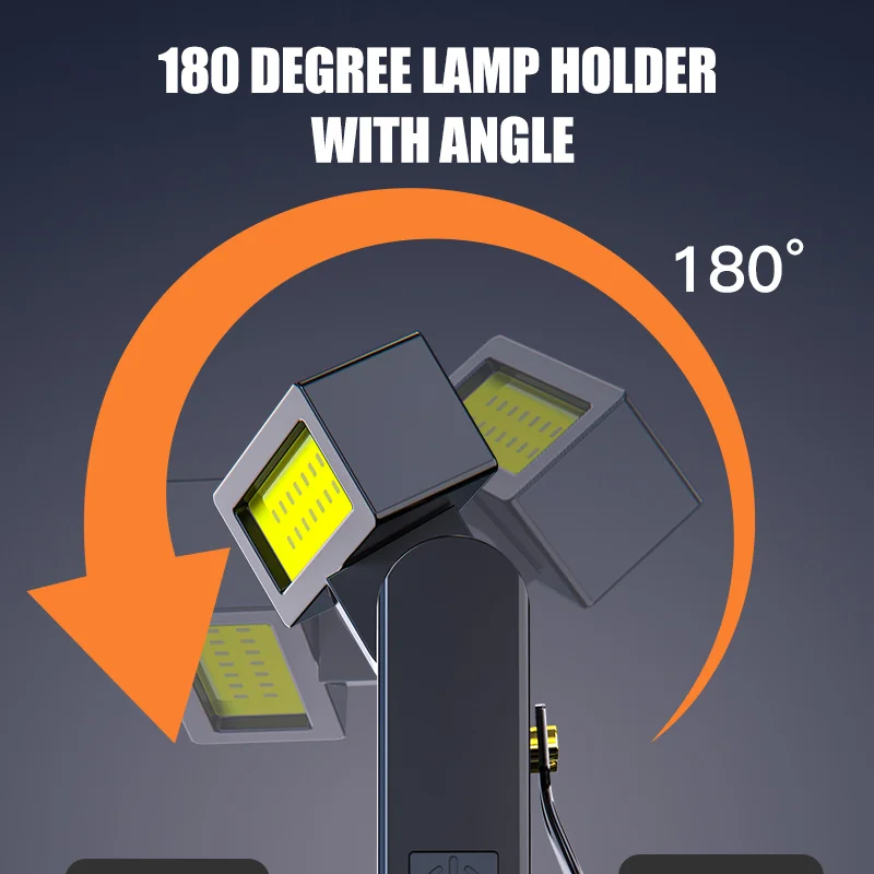 Magnetische Arbeitsleuchte, wiederaufladbare COB-Taschenlampe – Bild 3