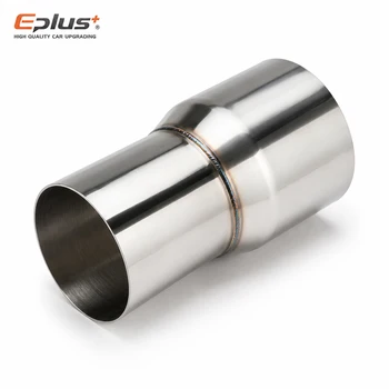 EPLUS Auspuffrohr-Reduzieradapter Edelstahl Universeller Gerader Anschluss für Auto