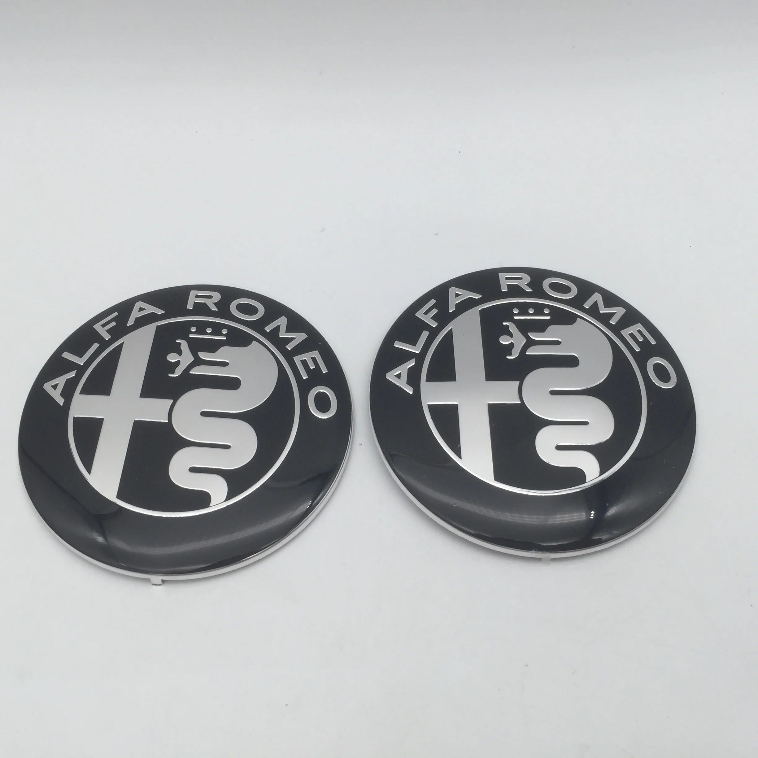 AlfaRomeo 147 156 159 74mm Auto Front Hood Emblem Motorhaube (2 Stück) – Bild 6