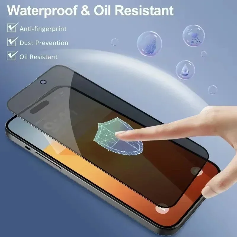 Volle Abdeckung Privatsphäre Screen Protector Für iPhone 16 (5 Stück) – Bild 4