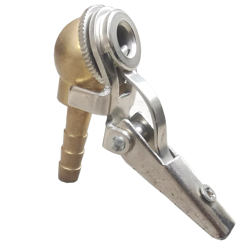 Reifenventil-Verbindungsstück 8mm Klemme Reifenreparaturwerkzeuge Auto LKW Messing Luftpumpen-Aufsatz