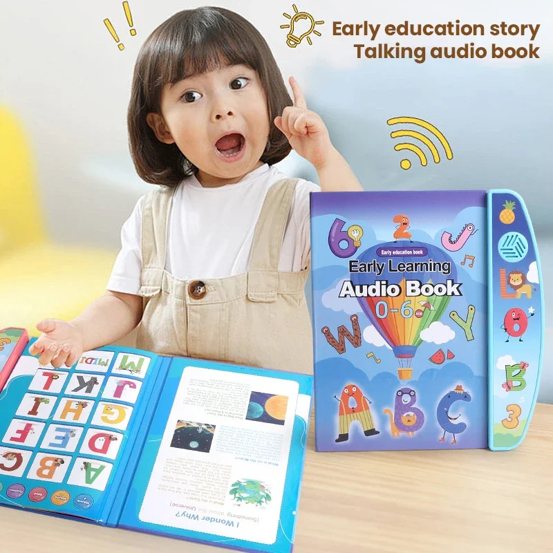 Kinder Elektronisches Buch Englisch Pädagogische Sound Lesemaschine – Bild 4