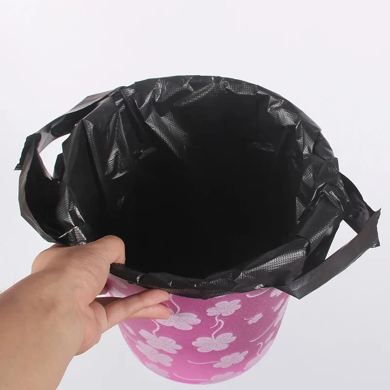 Schwarze Weste Plastiktüte Küche Wohnzimmer Saubere Müll (100 Stück) – Bild 6
