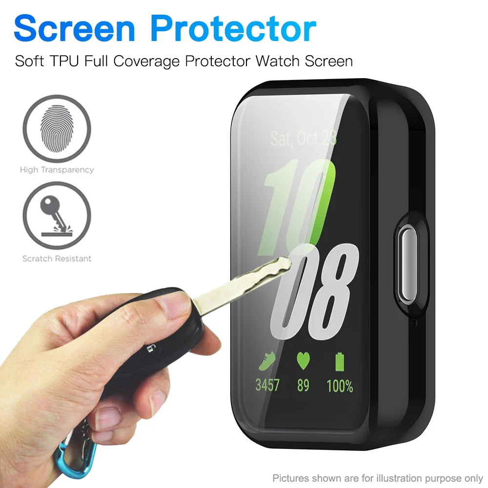 Hülle für Samsung Galaxy Fit3, Displayschutzfolie, TPU, vollständige – Bild 2