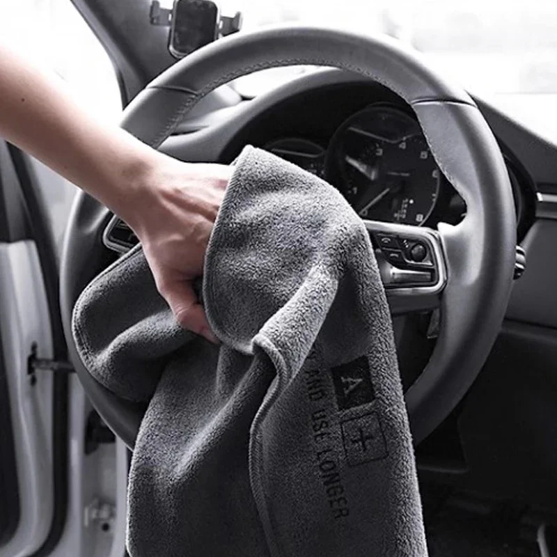 Mikrofaser-Autowaschtücher, Auto-Reinigungstücher (5 Stück) – Bild 3