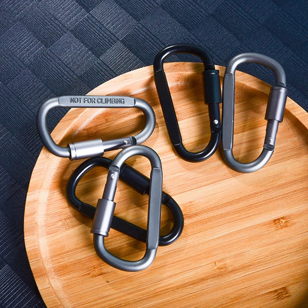 Karabiner Set Für Schlüssel Camping Überleben EDC Outdoor – Bild 6