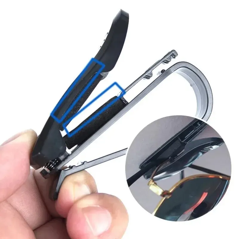 Universal Auto Auto Sonnenblende Gläser Box Sonnenbrille (2 Stück) – Bild 4