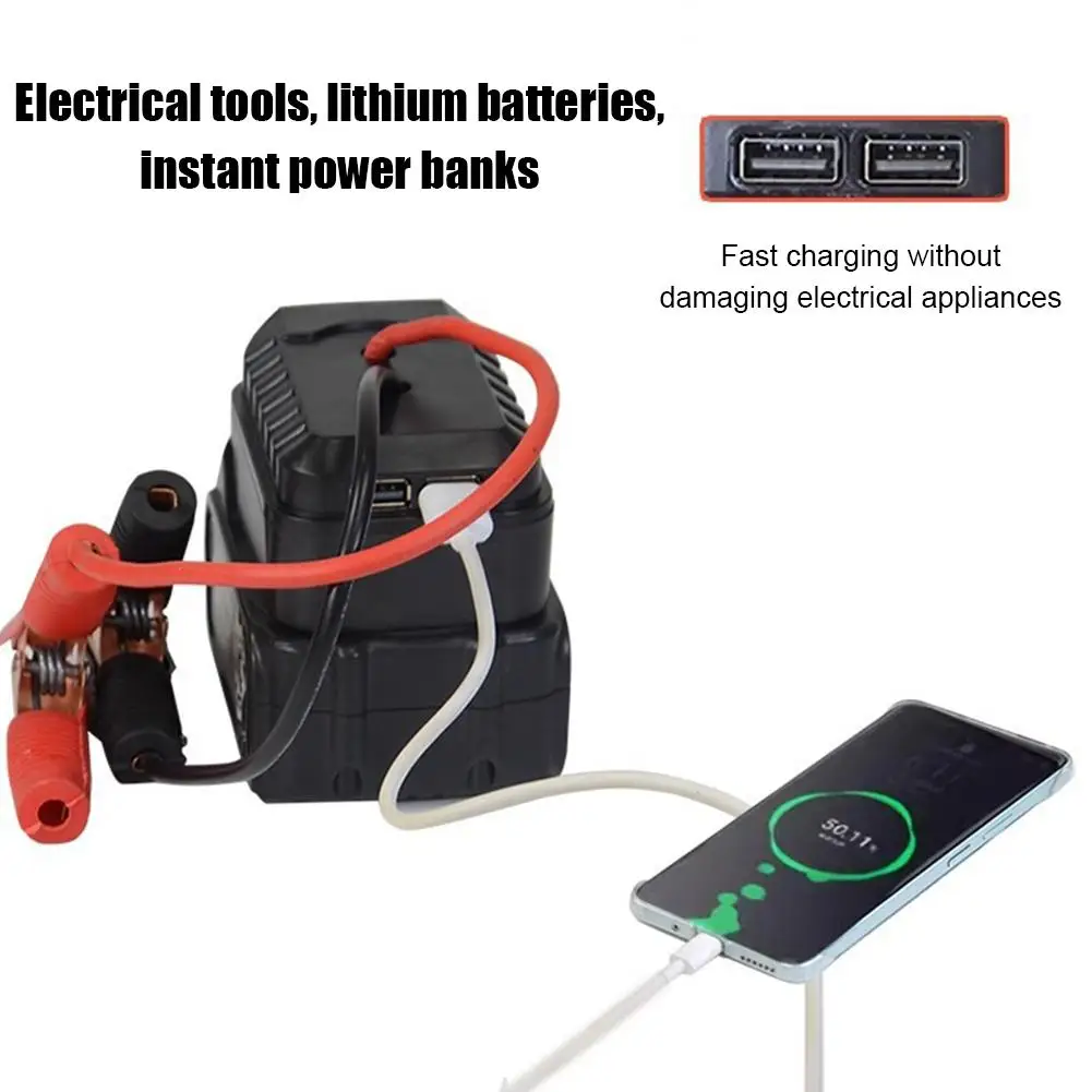 Zünder Starthilfe Ladegerät für Makita Lithium Batterie Booster Kabel – Bild 3