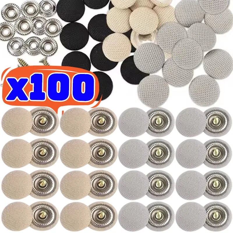 Auto Dachhimmel Reparatur Befestigungen Snap Nieten Universal Auto Dach Retainer Pin Metall Stoff Schnalle