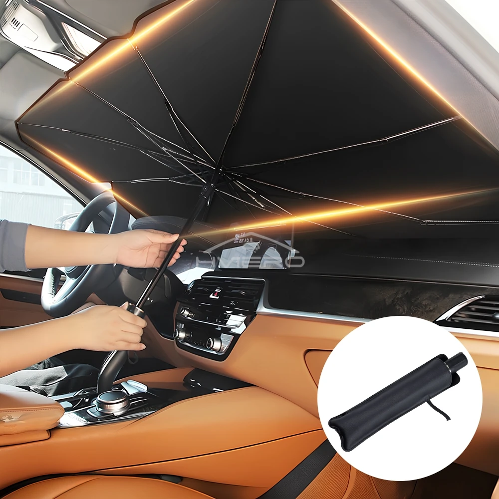 Mehrzweck bequeme faltbare Auto Windschutz scheibe Sonnenschirme Innen – Bild 3