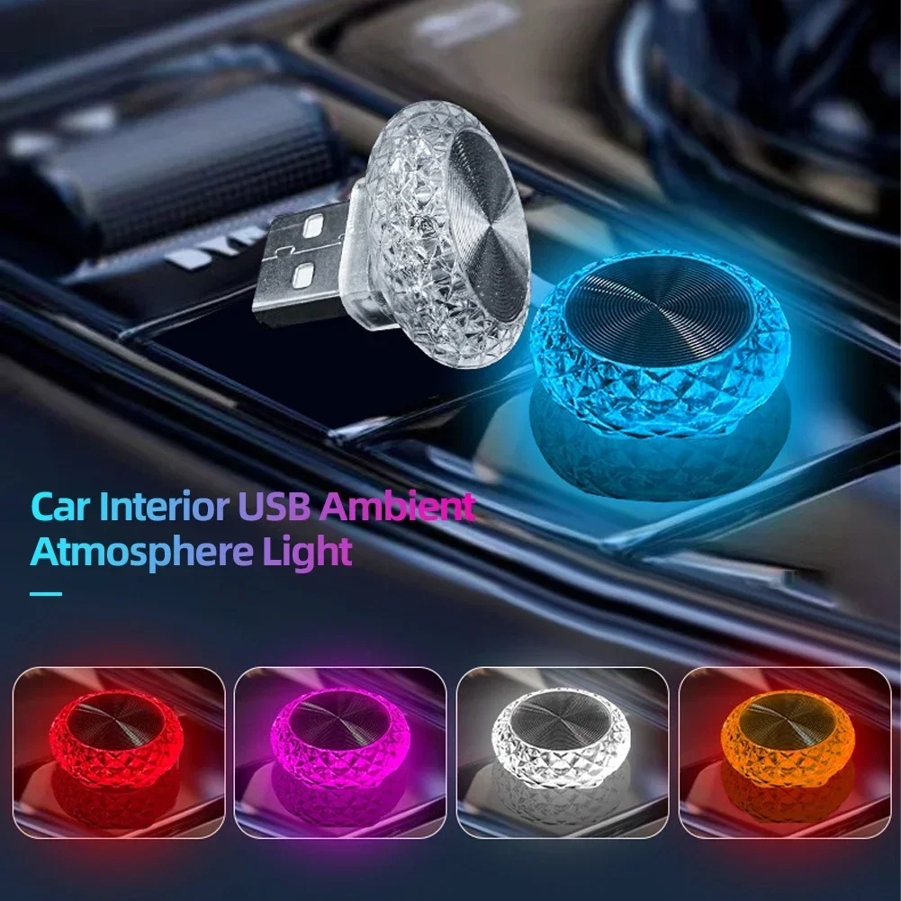 Auto Innenraum USB Umgebungs atmosphäre Licht LED dekorative Signal leuchten Auto Lese lampe Dekorationen