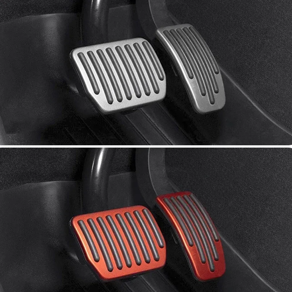 Tesla Modell Y 3 Highland Upgrade Fußpedal Pads Abdeckung Rutschfeste – Bild 4