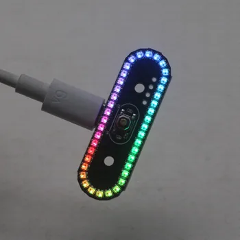 8-Modus Bunte Rücklicht Modell Flow Licht Drahtlose LED Blinkt Gradienten Atmen Rotierenden Lampe FÜR RC