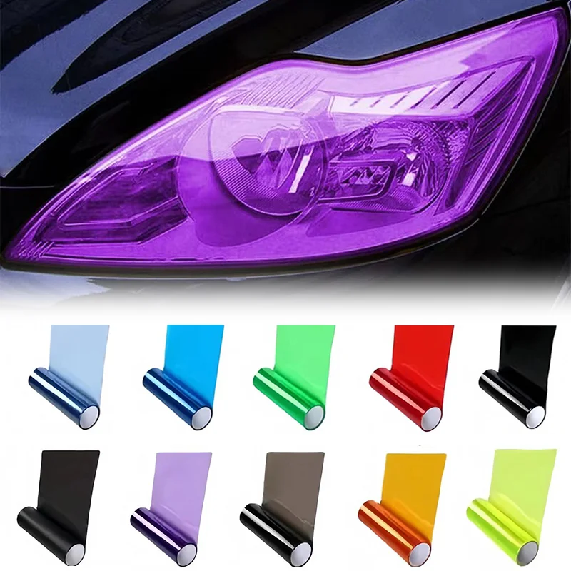 Auto Scheinwerfer Rücklicht Schutz Film Tönung Vinyl Film Auto Lampe Film Aufkleber Blatt Farbwechsel Rauch