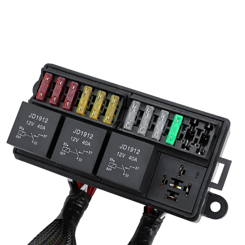 Auto, LKW, Marine, Wohnmobil, Boot, 12 V, Sicherungsrelaiskasten – Bild 2