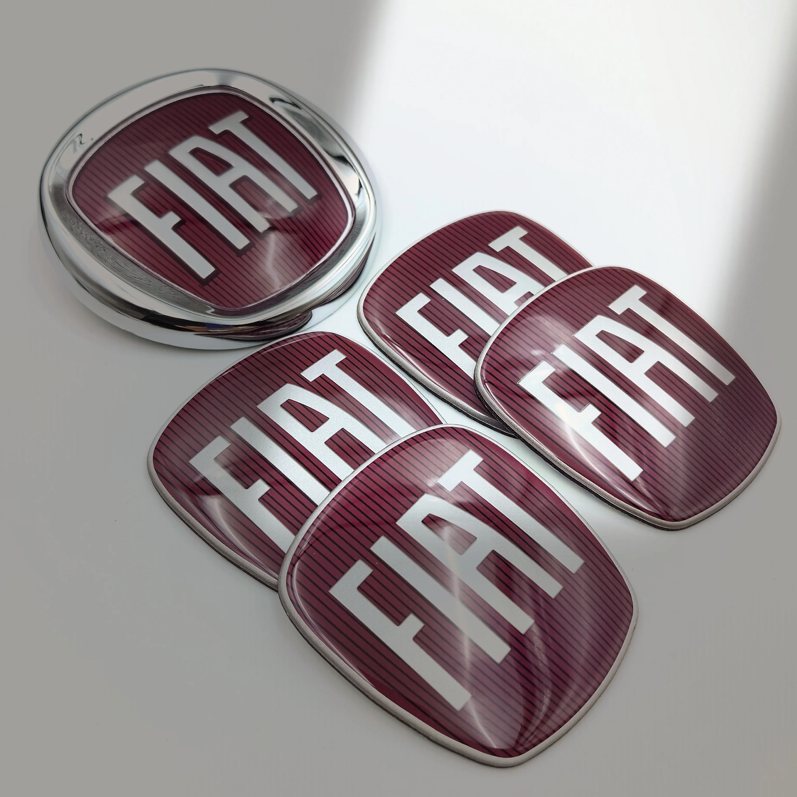 63 mm x 58 mm Logo Fiat Auto-Frontgrill, hintere Stoßstange, Hecktür – Bild 3