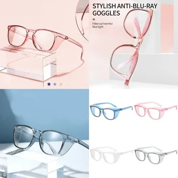 Schutzbrille, Anti-Beschlag-Brille, Schutzbrille, Seitenschutz, Anti-Blaulicht-Schutz, Brille für Männer