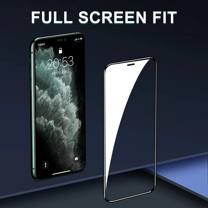 9H Displayschutzfolie für iPhone 15 16 17 Pro Max 18 11 14 12 13 Mini – Bild 4