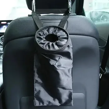 Universal Auto Müll Tasche Rücksitz Kopfstütze Wurf Müll Müll Kann
