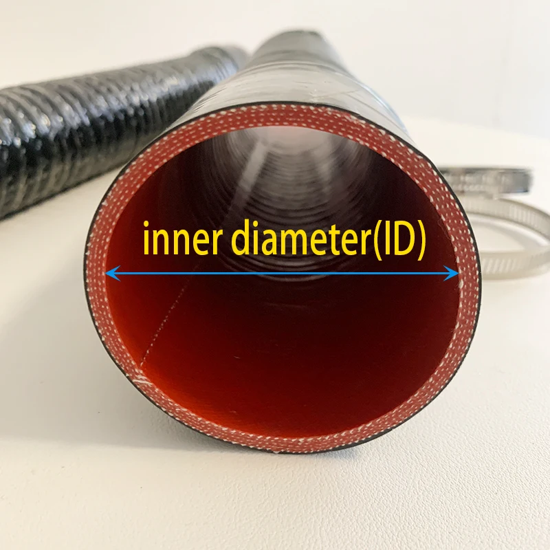 ID50mm-75mm Flexibler Silikonschlauch Universal für Auto-Kühler – Bild 3