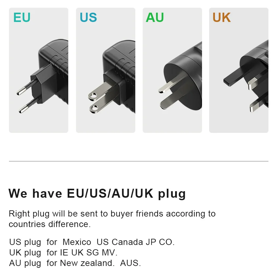 AC 110-240V DC 12V 1A 2A 3A 4A 5A 6A 8A Universal Power Adapter – Bild 5