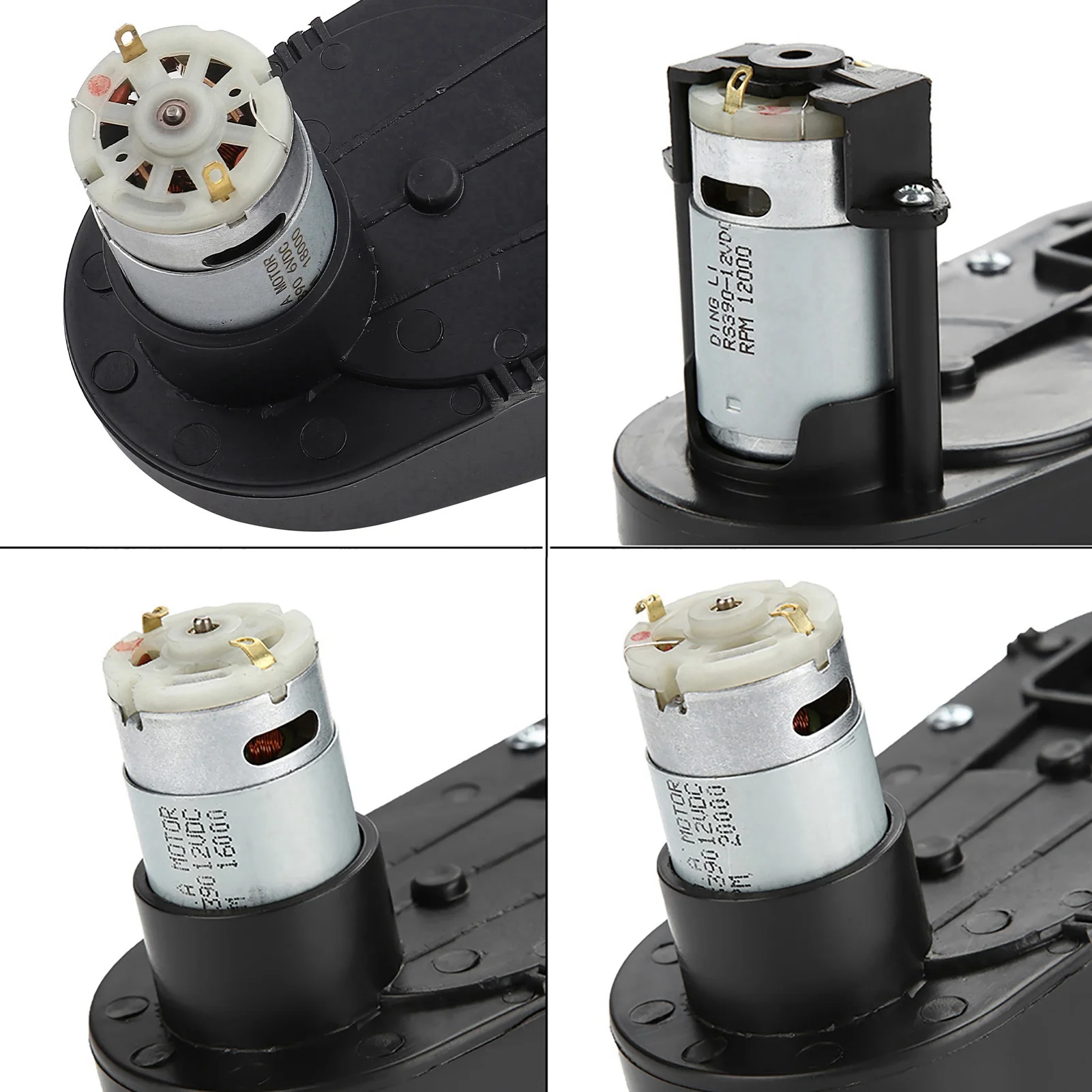 Rs390 elektromotor getriebe mit motor 6v/12v 0, 8-3, 5 rpm für kinder – Bild 5