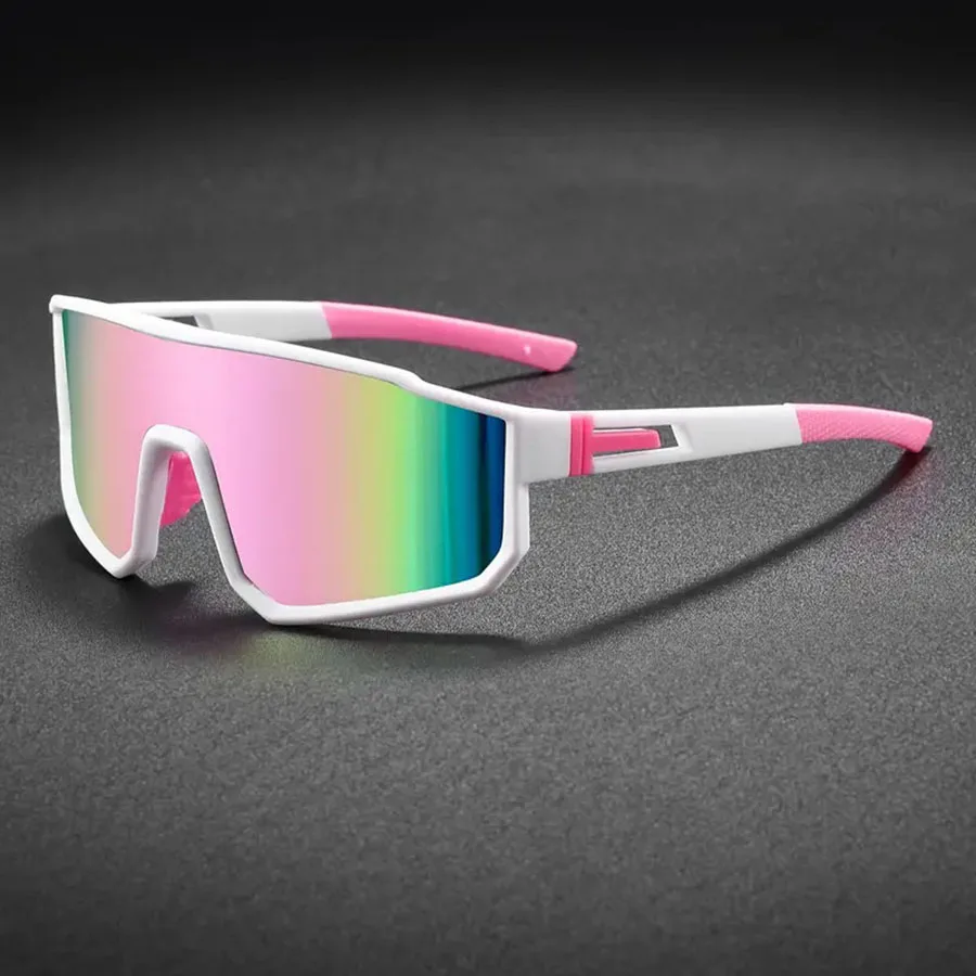 Übergroße Herren-Fahrradbrille für Herren, winddicht, bunte – Bild 4