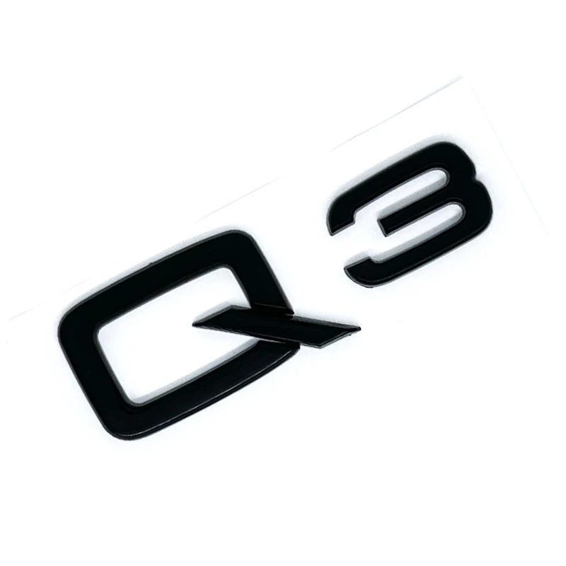 3d ABS Chrom Buchstaben Zahlen Auto Hinten Stamm Boot Emblem Aufkleber – Bild 4