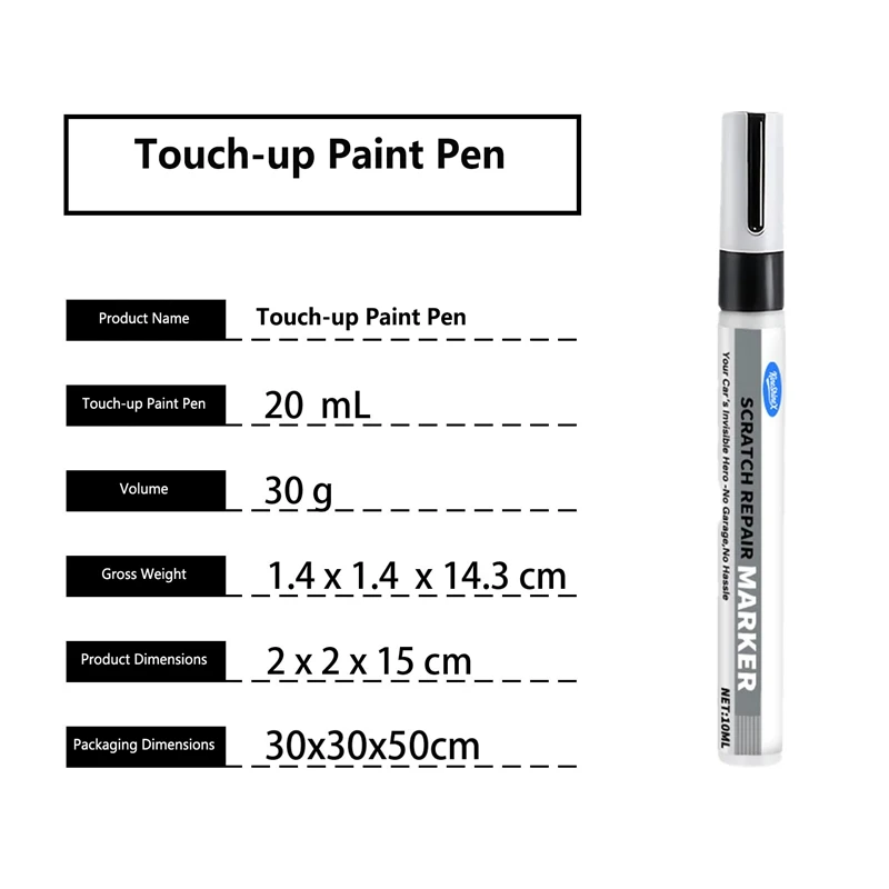 Auto-Kratzer-Reparaturstift. Der spezialisierte Lackreparaturstift ist – Bild 6