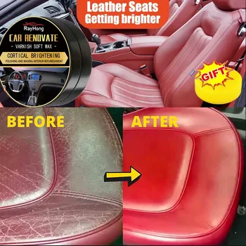Multifunktionale Lederpflege, Pflegeöl, Reinigungscreme für den Innenraum des Autos, Ledersitz, Sofa, Tasche