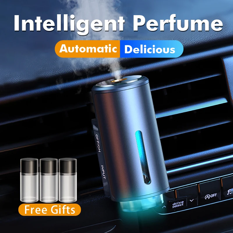 Auto Elektrische Luft Diffusor Aroma Auto Air Vent Luftbefeuchter Nebel Aromatherapie Auto Lufterfrischer