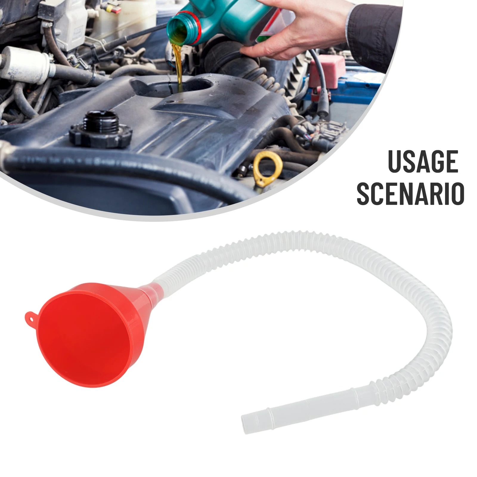 Universal Auto Tanken Trichter Teleskop Füllung Trichter Auto Motorrad – Bild 2