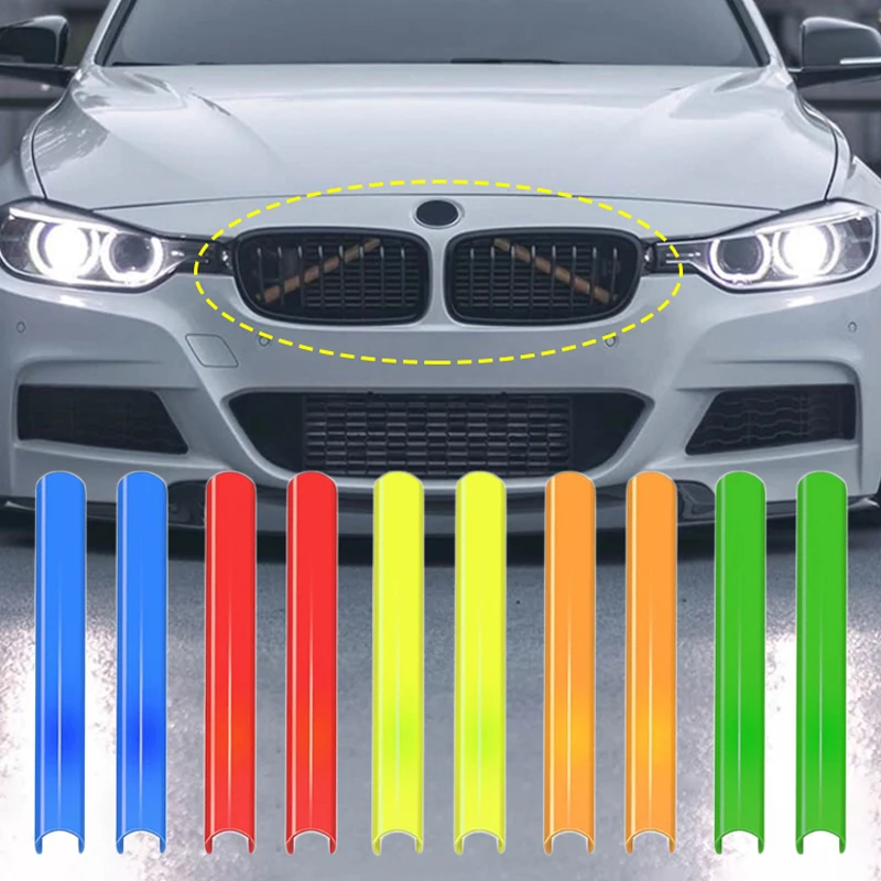 EIN Paar Auto Kühlergrill Trim Streifen Für BMW F30 F31 F32 F33 F34 F36 F20 F21 F22 F23 G29 Auto Sport Styling