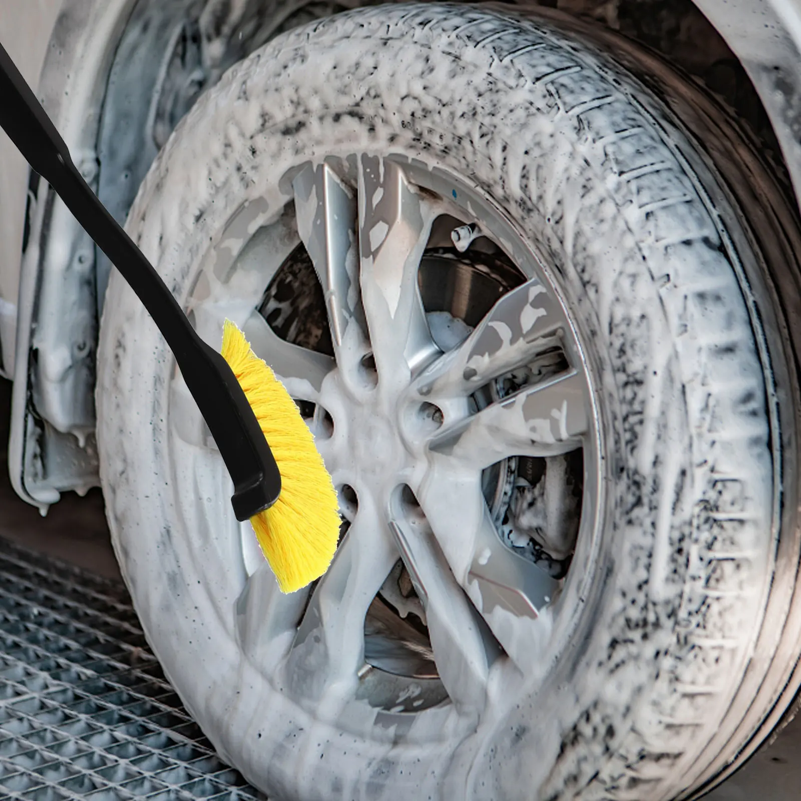 Auto Rad Reifen Pinsel Felge Detaillierung Reinigung Pinsel Lkw Rad – Bild 2