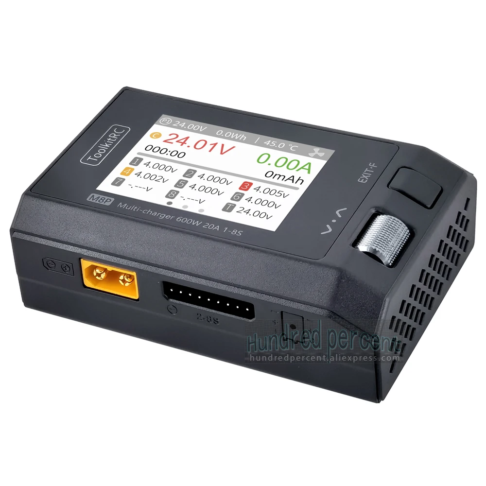 ToolkitRC M8P Intelligentes Ladegerät 1-8S 600W 20A Ferngesteuertes – Bild 5