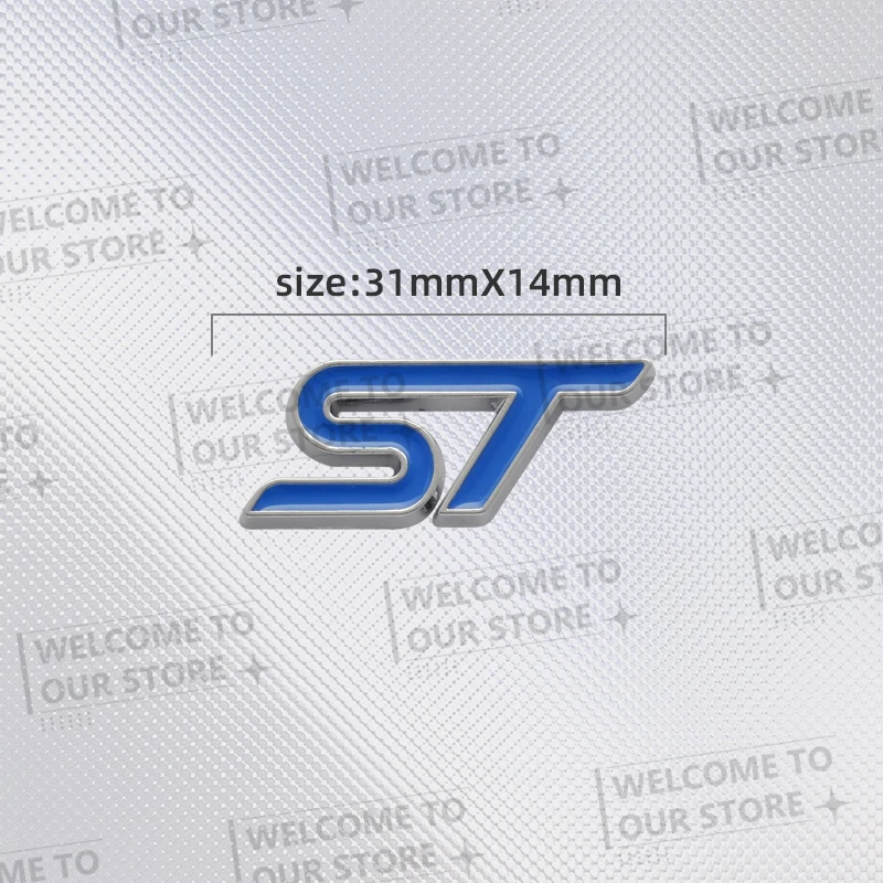 3D Metall ST Auto Lenkrad Abzeichen Aufkleber Styling Innen Dekoration – Bild 4