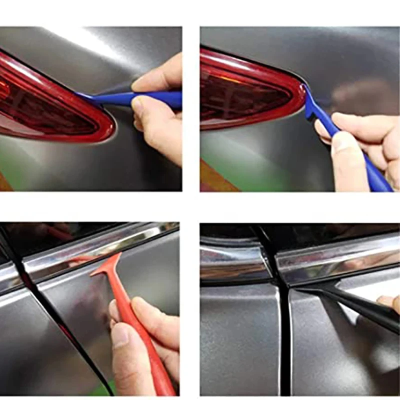 Auto Micro Rakel Kurven Slot Tönung Werkzeug Set Auto Aufkleber Wrap – Bild 4