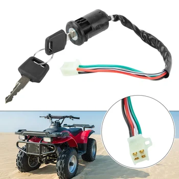 Motorrad Zündschloss + Schlüssel Roller Zubehör fit Für Quad Dirt Bike Für ATV Ein/Aus Kunststoff Universal