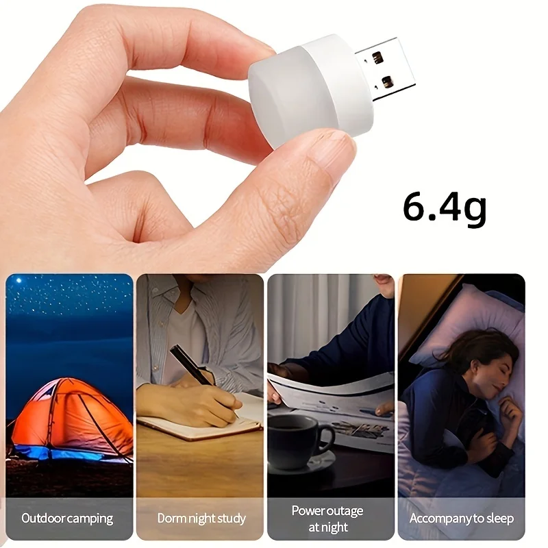 USB Licht 5V 1W USB LED Lampe Augenschutz Leselicht Computer Leselampe – Bild 4
