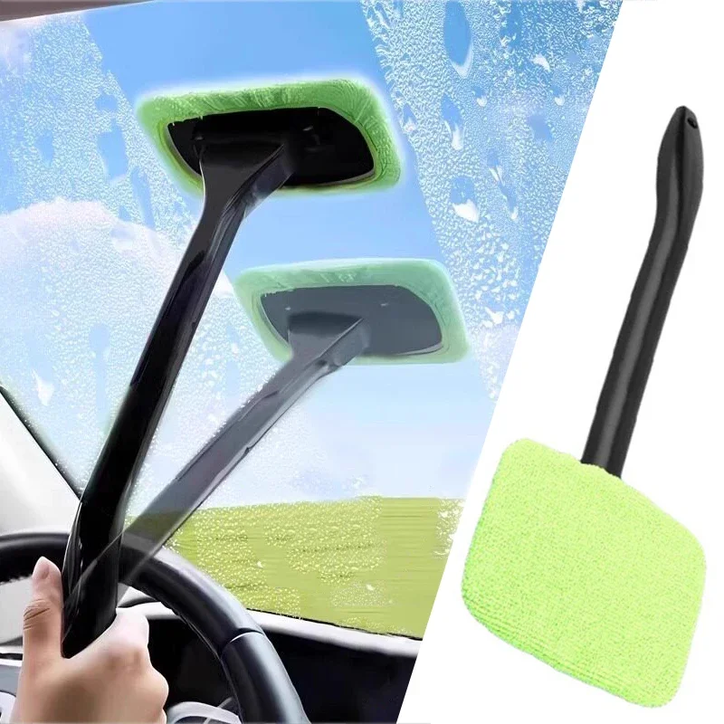Auto-Windschutzscheibenreiniger, Fensterreinigungsbürste, Wischer, Haushalts-Autoglas-Entnebelungsbürste
