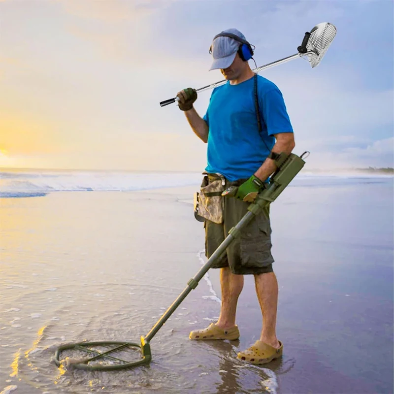 Edelstahl Strand Sand Scoop Metall Erkennen mit Griff Werkzeug – Bild 6