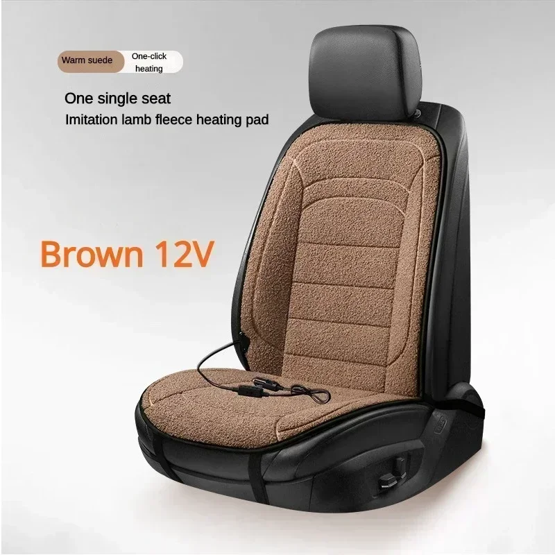 Beheizter Autositzbezug, Auto-Heizkissen, Winter, beheizte Sitze, Autositzwärmer, 12 V, Sitzkissen