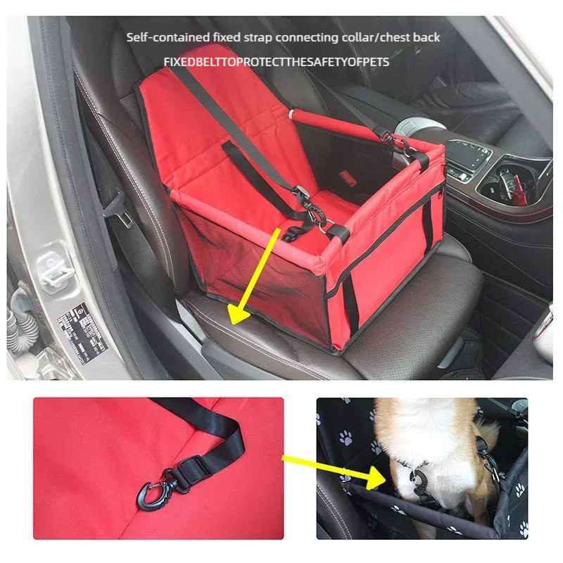 Hunde-Autositzbezug, faltbare Hängematte, Haustiergeschirr – Bild 5
