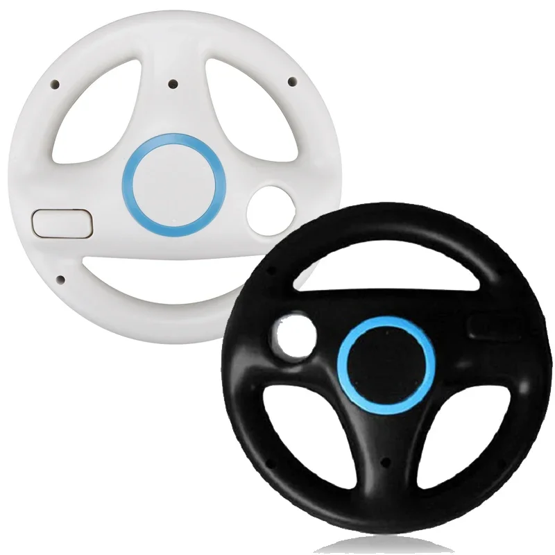 Lenkrad für Nintendo Wii-Fernbedienung Mario Kart Racing Games Schwarz – Bild 2