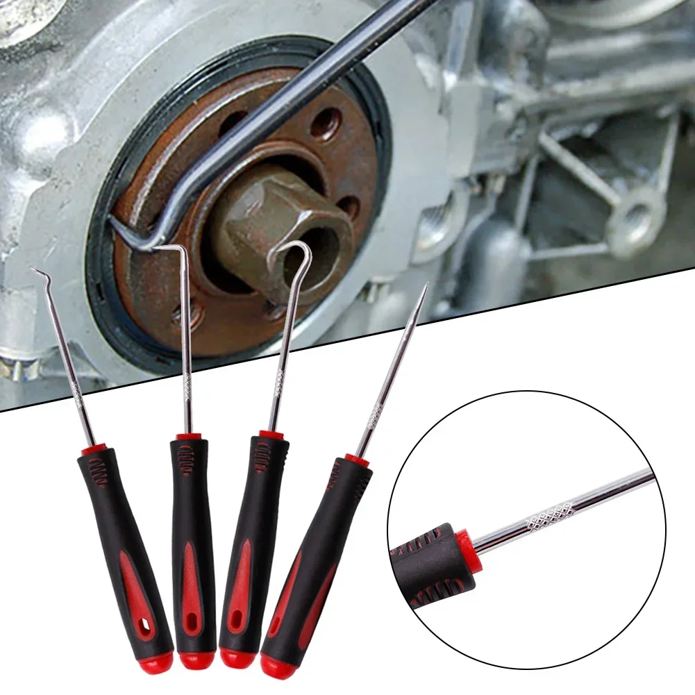 Auto Pick Haken Set O Ring Öl Dichtung Schraubendreher (4 Stück) – Bild 2